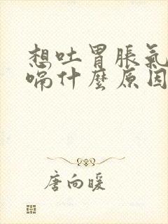 想吐胃胀气还打嗝什么原因