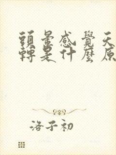 头晕感觉天旋地转是什么原因怎么治