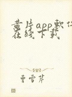 黄片app软件在线下载