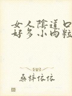 女人阴道口起了好多小肉粒