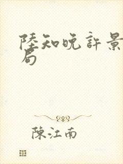 陆知晚许景骁结局