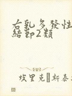 右乳多发性囊性结节2类