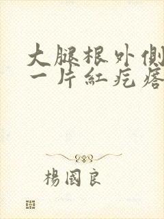 大腿根外侧起了一片红疙瘩封面