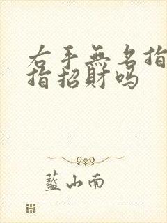 右手无名指戴戒指招财吗