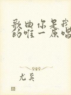 歌曲你是我今生的唯一原唱封面