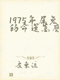 1975年属兔的命运怎么样