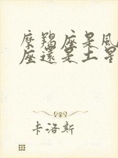 摩羯座是风象星座还是土星星座