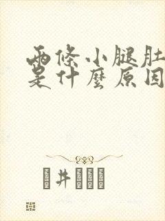 两条小腿肚子疼是什么原因