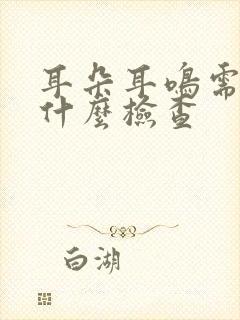 耳朵耳鸣需要做什么检查