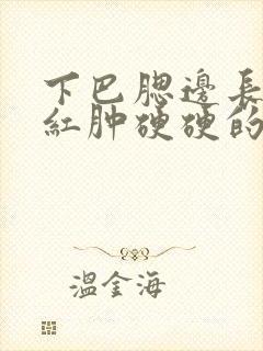 下巴腮边长痘痘红肿硬硬的还疼怎么回事