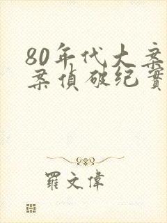 80年代大案要案侦破纪实丛