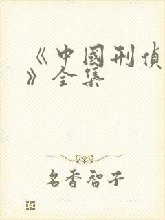 《中国刑侦大案》全集封面