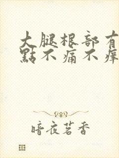 大腿根部有红点点不痛不痒封面