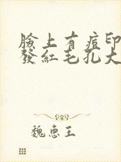 脸上有痘印痘痘发红毛孔大怎么办