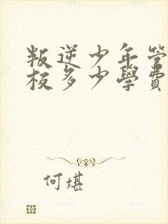 叛逆少年管教学校多少学费