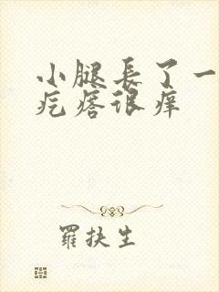 小腿长了一片红疙瘩很痒