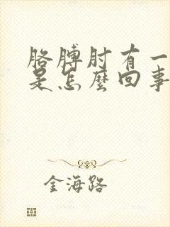 胳膊肘有一点疼是怎么回事