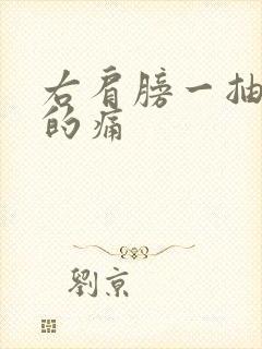 右肩膀一抽一抽的痛封面