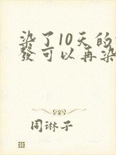 染了10天的头发可以再染发吗