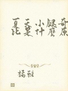 夏天小腿奇痒无比是什么原因