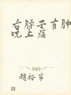 右脖子有肿块.晚上痛封面