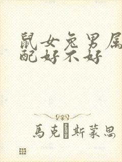 鼠女兔男属相婚配好不好封面