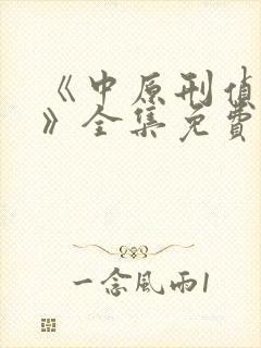 《中原刑侦大案》全集免费播放