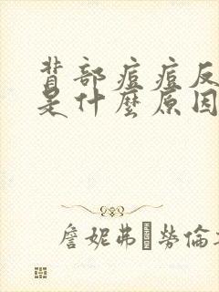 背部痘痘反复长是什么原因