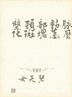 双颈部动脉有硬化斑块怎么办