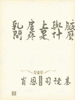 乳房上与腋窝之间疼是什么原因