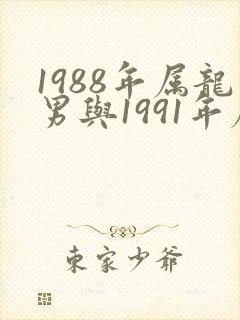 1988年属龙男与1991年属羊女婚配封面