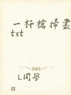 一杆枪扫尽全家txt