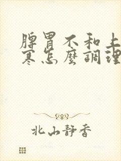 脾胃不和上热下寒怎么调理封面