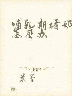 哺乳期堵奶发烧怎么办