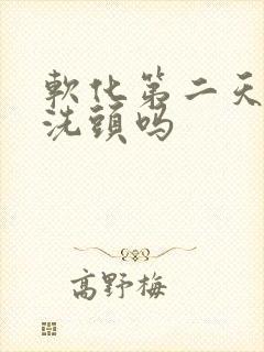 软化第二天可以洗头吗