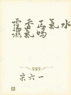 霍香正气水能除湿气吗