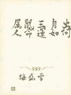 属鼠三月出生的人命运如何