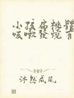 小孩扁桃体发炎咳嗽发烧有什么办法