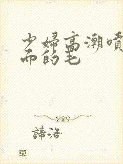 少妇高潮喷水下面的毛