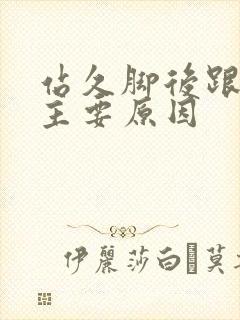 站久脚后跟痛的主要原因