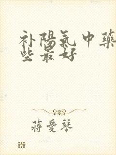 补阳气中药有哪些最好