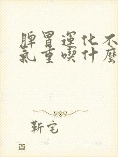 脾胃运化不好湿气重吃什么药封面