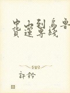 中山到乌鲁木齐货运专线