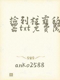 捡到校霸的遥控器txt免费阅读by阳阳