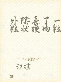 外阴长了一个肉粒状硬肉粒怎么回事封面