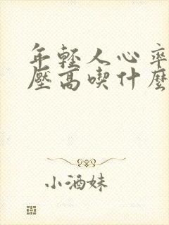 年轻人心率快血压高吃什么药