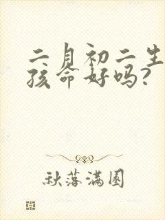 二月初二生的女孩命好吗?