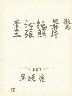 李沁纯最惊艳的三张照片