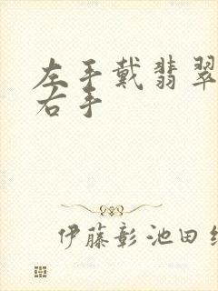 左手戴翡翠还是右手封面