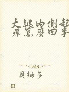 大腿内侧起红点痒怎么回事